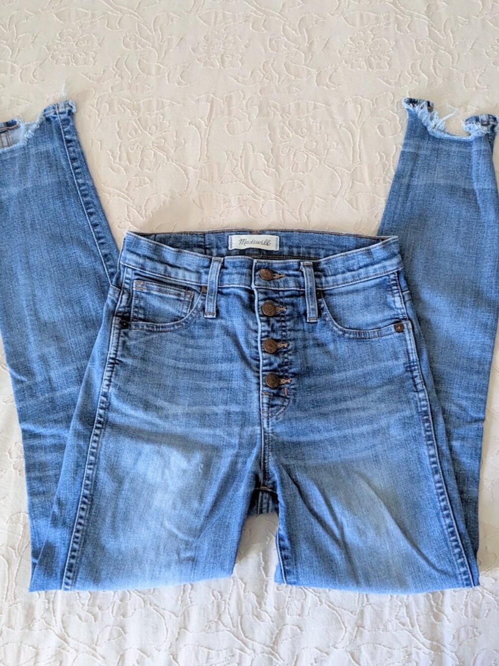 MADEWELL 10" High-Rise 25 Skinny Jeans